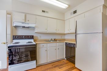 Fully equipped all electric kitchens